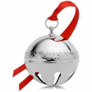 Mikasa Wallace 2019 Silver-Plated Sleigh Bell-49th Edition Ornament